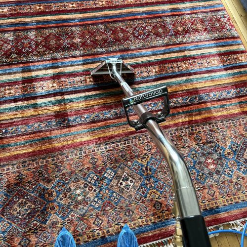 tapis laine fait main
